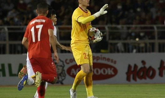 Đặng Văn Lâm nhiều khả năng sẽ bắt chính cho tuyển Việt Nam tại AFF Cup 2022 sau khi đã lỡ giải đấu lần trước vì chấn thương. Ảnh: Thanh Vũ