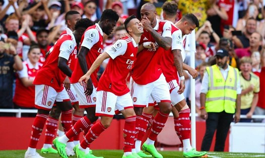 Arsenal đang thăng hoa. Ảnh: AFP