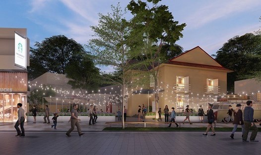 Dự án "Chỉnh trang đường Hai Bà Trưng (TP Huế)" nhằm hình thành phố đi bộ kết hợp với các khu vực thương mại sẵn có và việc khai thác dịch vụ thương mại của người dân để hình thành khu phố sầm uất về đêm.