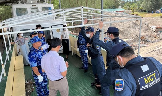 Khóa học của JICA dành cho 15 cán bộ của Cảnh sát biển Việt Nam. Ảnh: JICA