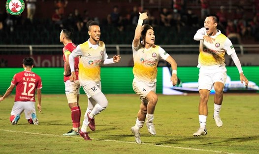 Đội Bình Định hướng đến trận thắng thứ 2 liên tiếp tại V.League 2022 trong ngày Đặng Văn Lâm nhiều khả năng sẽ bắt chính. Ảnh: Bình Định FC