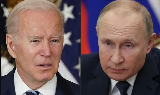 Tổng thống Nga Vladimir Putin và Tổng thống Mỹ Joe Biden. Ảnh: AFP