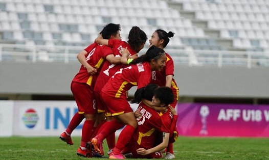 U18 nữ Việt Nam đặt mục tiêu cao nhất ở U18 nữ Đông Nam Á. Ảnh: VFF