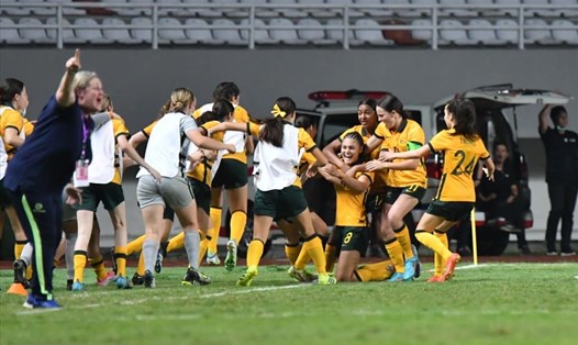 U18 nữ Australia lọt vào trận chung kết U18 nữ Đông Nam Á 2022 gặp U18 nữ Việt Nam. Ảnh: FAT