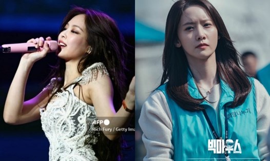 Bộ đôi idol Jennie - YoonA. Ảnh: AFP, Poster MBC.