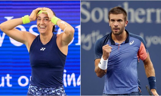 Caroline Garcia cùng Borna Coric là 2 tay vợt gây bất ngờ ở nội dung đơn nữ và đơn nam Cincinnati Open 2022. Ảnh: Tennis