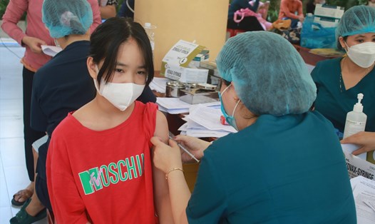 Quảng Nam, Đà Nẵng tỷ lệ tiêm vaccine COVID-19 ở trẻ thấp do phụ huynh còn e ngại. Ảnh: TT