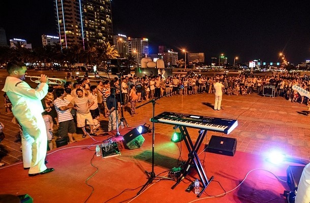 Nhiều sự kiện văn hóa được tổ chức sôi động tại Công viên Biển Đông, Đà Nẵng. Ảnh: TL