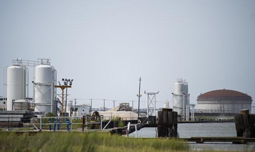 Nhà máy xử lý LNG ở Cameron, Louisiana, Mỹ. Ảnh: AFP