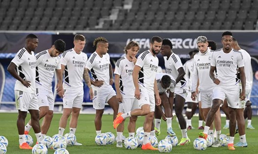 Real Madrid rất chú tâm vào thể lực. Ảnh: AFP