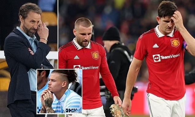 Maguire ngồi dự bị, nỗi lo của Southgate lớn dần trước World Cup 2022