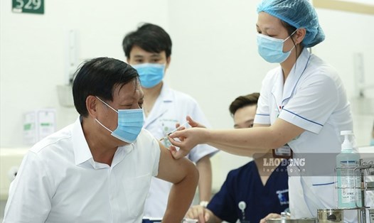 Bộ Y tế tăng cường kiểm tra, đôn đốc các địa phương thực hiện tiêm vaccine. Ảnh: Hải Nguyễn