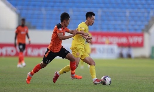 Nam Định chạm trán với Đà Nẵng ở vòng 14 V.League 2022. Ảnh: VPF