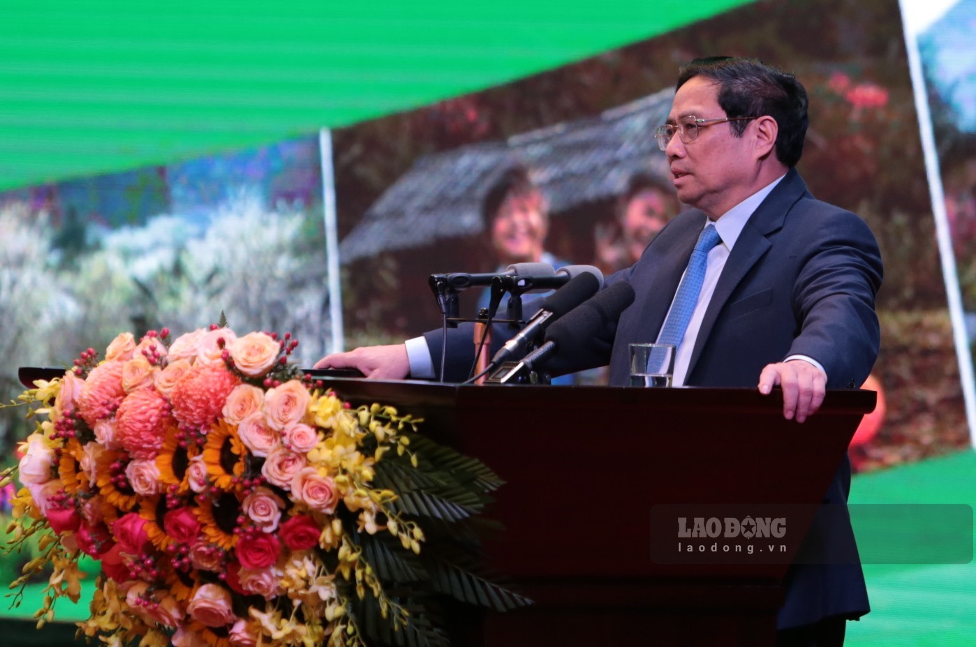 Thủ tướng Chính phủ Phạm Minh Chính phát biểu tại hội nghị. Ảnh: Văn Đức