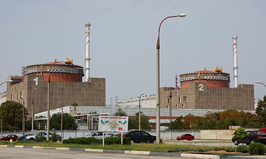 Nhà máy điện hạt nhân Zaporizhzhia ở Enerhodar, vùng Zaporizhzhia, Ukraina, ngày 22.8.2022. Ảnh: Reuters