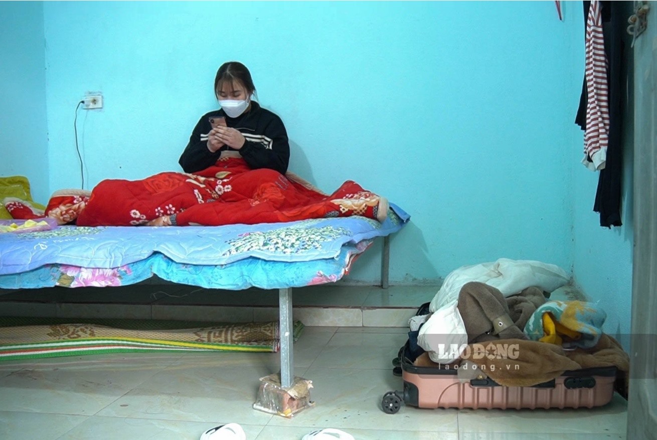 Một công nhân ở Bắc Ninh thuê trọ gần KCN Quế Võ. Ảnh: Anh Vũ