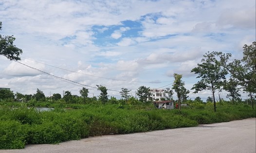 Khu đô thị Ninh Khánh, thành phố Ninh Bình đã được đấu giá quyền sử dụng đất hơn 4 năm nay nhưng không có điện. Ảnh: DIỆU ANH