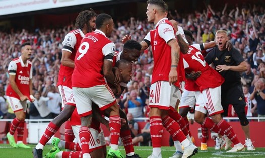 Arsenal thắng trận thứ tư liên tiếp tại Premier League 2022-2023. Ảnh: AFP