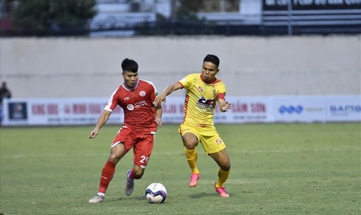 Viettel tiếp đón Thanh Hoá trên sân nhà vòng 14 V.League 2022. Ảnh: H.A