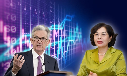 Chủ tịch Fed ông Jerome Powell và bà Nguyễn Thị Hồng - Thống đốc Ngân hàng Nhà nước Việt Nam