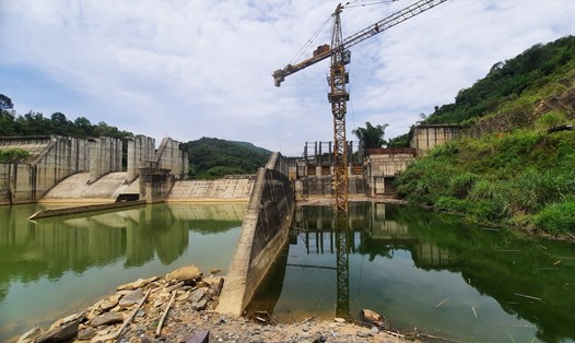 Dự án thuỷ điện Bắc Giang "đắp chiếu" nhiều năm nay. Ảnh: PV.