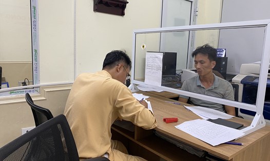 Cảnh sát giao thông đã mời lái xe Nguyễn Văn Duy lấy lời khai ban đầu về việc chạy ô tô lạng lách trên cao tốc Hà Nội - Thái Nguyên. Ảnh: Cục Cảnh sát giao thông