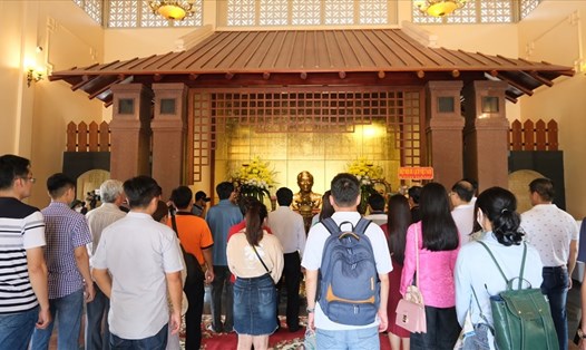 Khu lưu niệm Thủ tướng Võ Văn Kiệt ở thị trấn Vũng Liêm, huyện Vũng Liêm, tỉnh Vĩnh Long. Ảnh: Phong Linh
