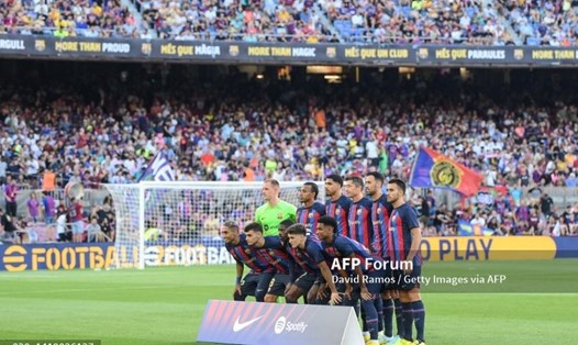 Barcelona đang sở hữu đội hình với chiều sâu tốt.  Ảnh: AFP