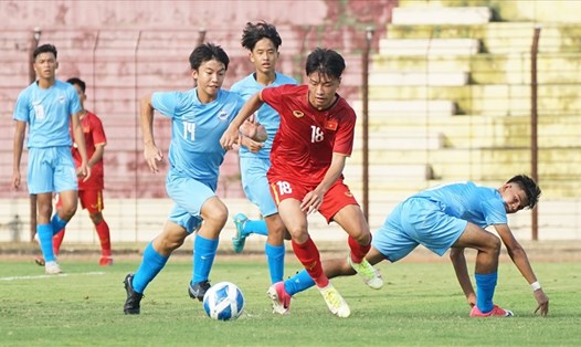 U16 Việt Nam sẽ có một số thay đổi trong trận đấu gặp U16 Philippines chiều nay 3.8. Ảnh: AFC