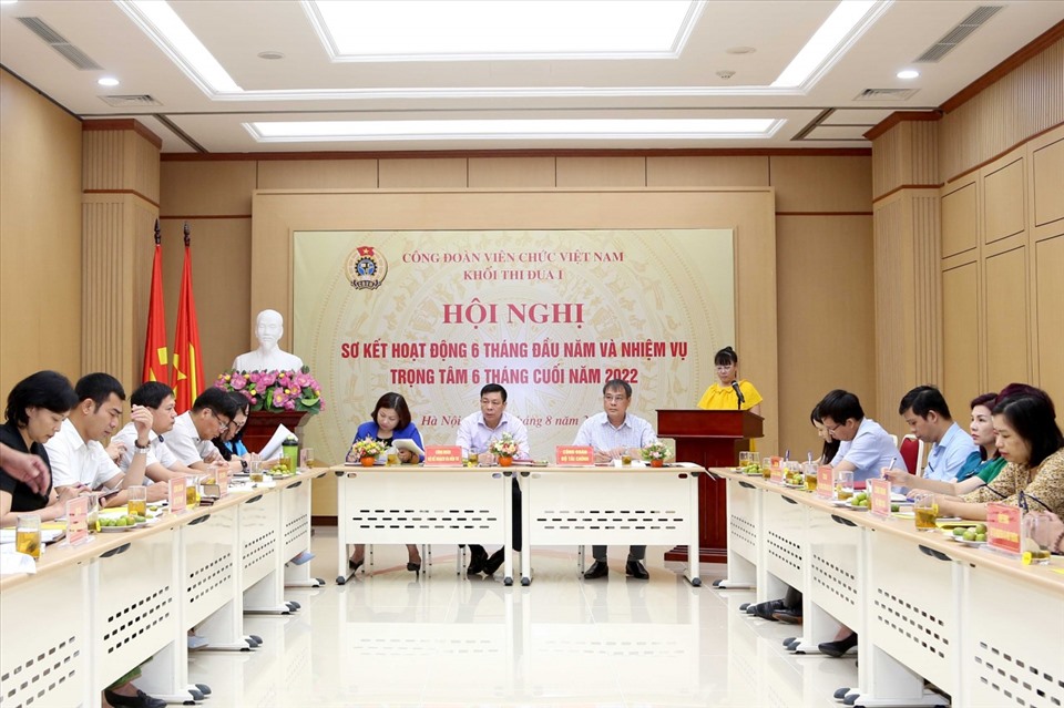 Hội nghị sơ kết Khối thi đua I - Công đoàn Viên chức Việt Nam.