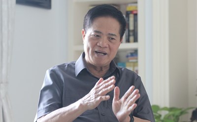 PGS-TS Đào Duy Quát - nguyên Phó Trưởng ban Thường trực Ban Tư tưởng - Văn hóa Trung ương (nay là Ban Tuyên giáo Trung ương). Ảnh: Phạm Đông