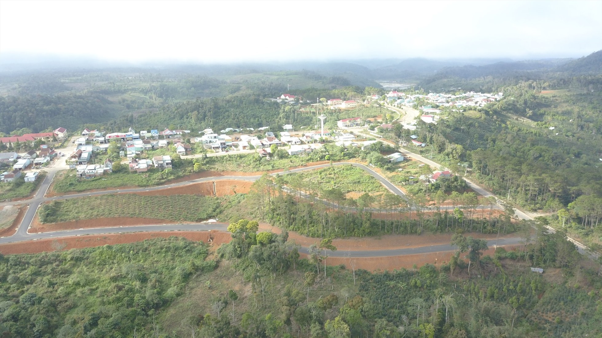 Dự án đất xây dựng biệt thự tại Măng Đen có nhiều vi phạm khiến cán bộ chủ chốt bị kỷ luật. Ảnh T.T