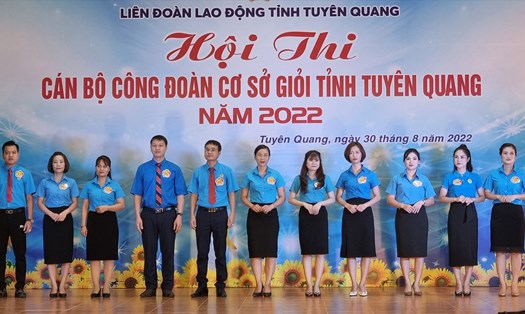 LĐLĐ tỉnh Tuyên Quang tổ chức hội thi Cán bộ Công đoàn cơ sở giỏi. Ảnh: Phung Minh