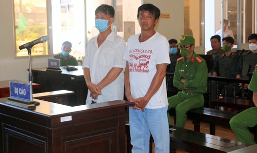 Các bị cáo tại phiên xử phúc thẩm sáng ngày 30.8. Ảnh: Nhật Hồ