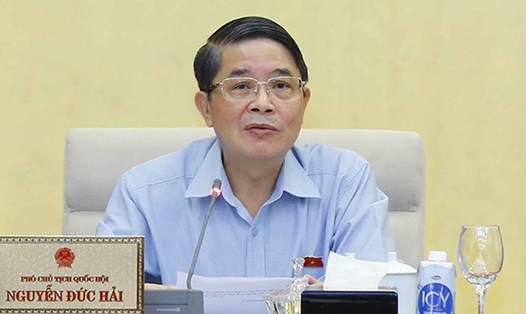 Phó Chủ tịch Quốc hội Nguyễn Đức Hải làm Trưởng Đoàn giám sát. Ảnh: QH