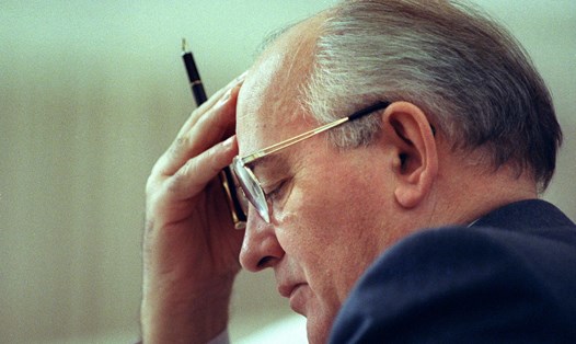 Ông Mikhail Gorbachev trong bức ảnh ngày 20.11.1990. Ảnh: AFP