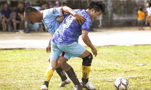 141 bàn thắng được ghi trong Giải bóng đá CNVCLĐ huyện Tủa Chùa, tỉnh Điện Biên. Ảnh: Hồng Nga