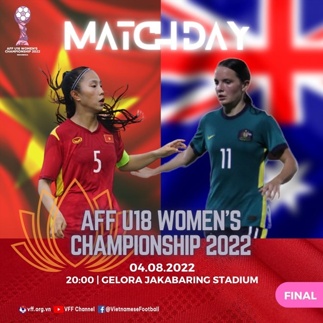 Link coi thẳng U18 nữ giới nước Việt Nam vs U18 nữ giới nước Australia, chung cuộc U18 Khu vực Đông Nam Á 2022