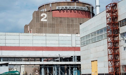 Lò phản ứng thứ hai tại nhà máy điện hạt nhân Zaporizhzhia ở Energodar, Ukraina, ngày 5.4.2022. Ảnh: Sputnik