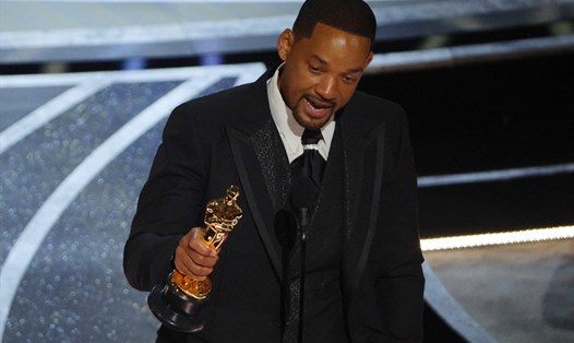 Will Smith được cho là chấm dứt sự nghiệp sau hành động bạo lực của anh tại lễ trao giải Oscar 2022. Ảnh: Xinhua