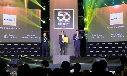 Bảo Việt - Tập đoàn Tài chính - Bảo hiểm duy nhất 10 năm liên tiếp trong Top 50 công ty niêm yết tốt nhất.