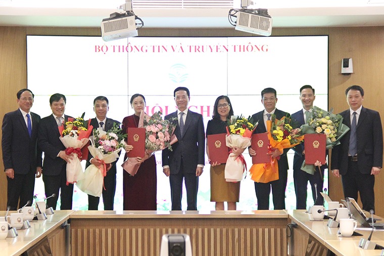 Bộ Thông tin và Truyền thông bổ nhiệm lãnh đạo 6 đơn vị