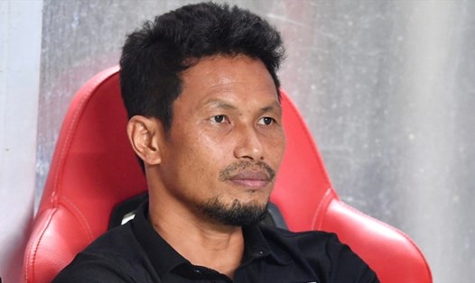 Huấn luyện viên Pipob Onmo của U16 Thái Lan thừa nhận đội đã chơi không tốt ở trận gặp U16 Lào tại Giải U16 Đông Nam Á 2022. Ảnh: Thairath