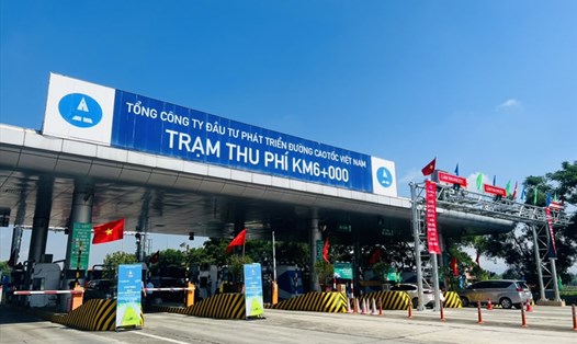 Trạm thu phí Km6+00 cao tốc Nội Bài - Lào Cai. Ảnh ĐT