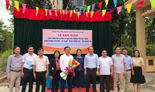 Nhà ở công vụ trường Tiểu học Thanh (huyện Hướng Hóa) - một trong hai công trình PVcomBank trao tặng kinh phí xây dựng. Ảnh: Huyện ủy Hướng Hóa.