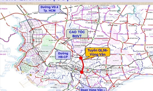 Cao tốc Biên Hòa - Vũng Tàu được xem là dự án trọng điểm tại địa phương