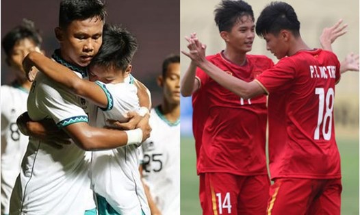 Đội thắng ở cặp đấu giữa U16 Indonesia và U16 Việt Nam sẽ giành vé trực tiếp vào bán kết giải U16 Đông Nam Á. Ảnh: AFF
