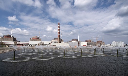 Nhà máy điện hạt nhân Zaporizhzhia ở Ukraine. Ảnh: Sputnik