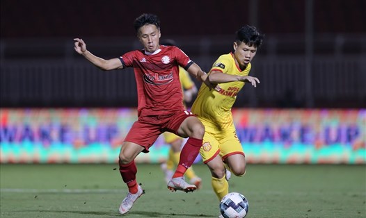 TPHCM làm khách trước Nam Định ở vòng 11 V.League 2022. Ảnh: VPF