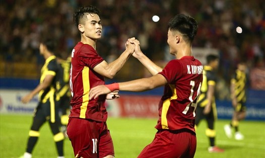 U19 Việt Nam đánh bại U19 Malaysia với tỉ số 2-1. Ảnh: Thanh Vũ